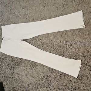 Express Cream Straight Leg Women's Pants